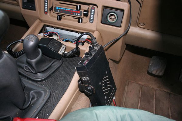 The Land Rover Discovery CB installation