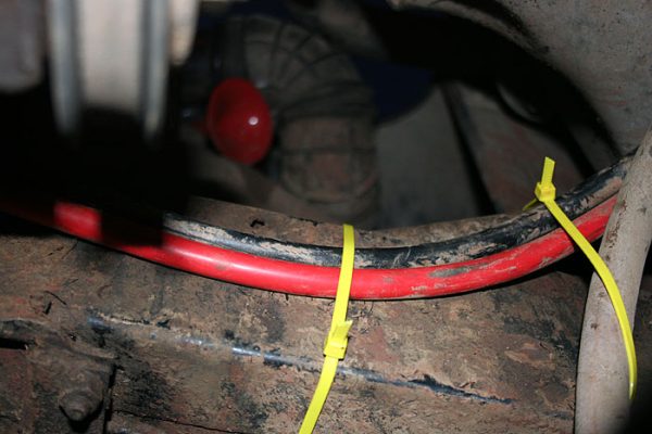 Land Rover 110 Project: Re-routing the winch wiring