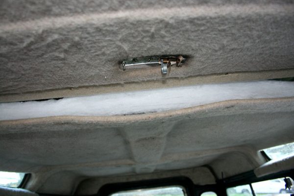 How to insulate the roof of a Land Rover