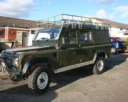 Land Rover 110 Project: New Roof Rack & Engine Sides are completed - front end to do next