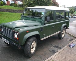 Defender 110 - first little jobs The new Land Rover 110 200tdi!
