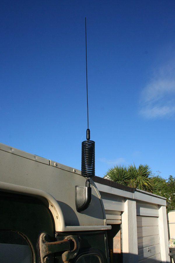 The completed installation of the PSM-1 CB aerial mount