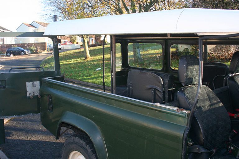 With the hard top panel removed, this is what it looks like.