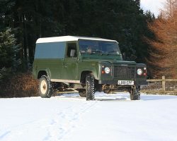 Land Rover Winter Driving Tips My 110 in its element!