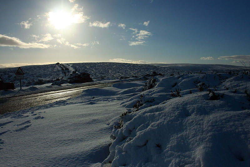 Sunny snow!