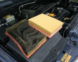 Improve your Land Rover fuel economy: Air Filter The difference between the old and new air filters