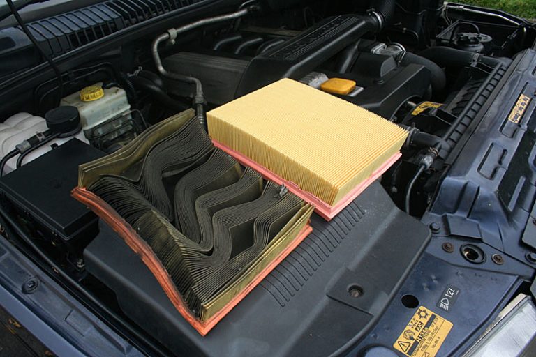 The difference between the old and new air filters