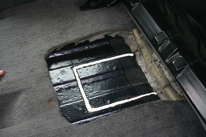 After painting any exposed metal, a line of silicon seal was used to make it waterproof
