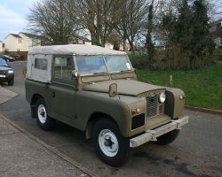 How to convert a series Land Rover from a truck cab to a canvas roof With the canvas in place it transforms the look of the Land Rover