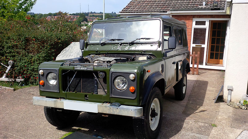 The front end painting is now complete