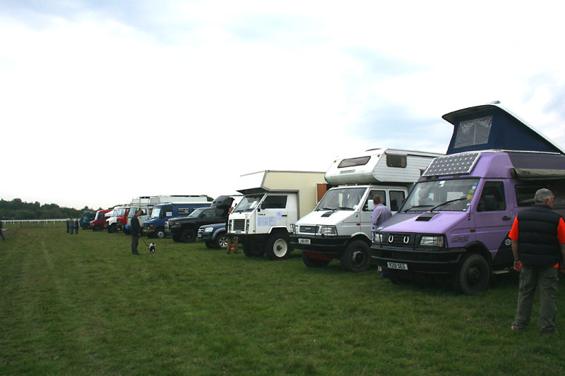 A diverse range of vehicles on display at the show