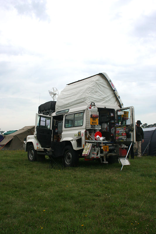 Pop top Land Rover Defender