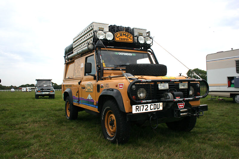 A show wouldn't be complete without a Camel Trophy Land Rover!
