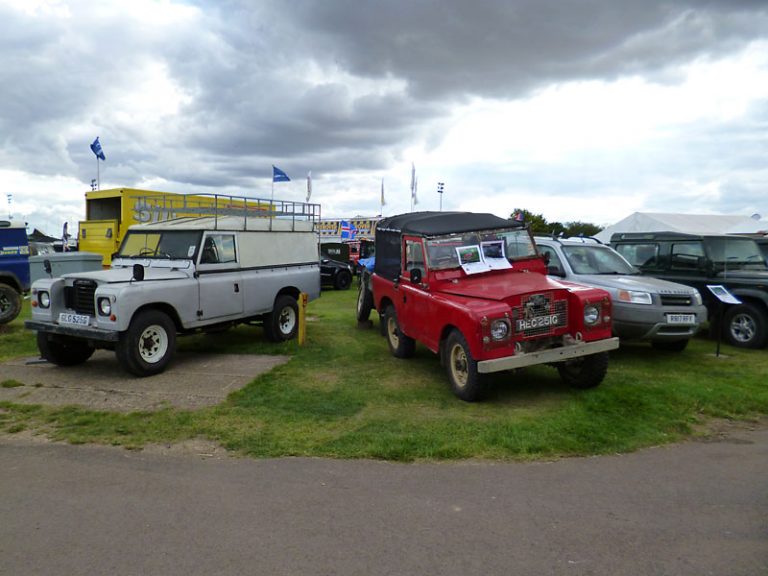 LRO staff Land Rovers