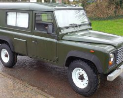 Photos: My Land Rover 110 - the story so far... February 2014 and brand new wolf wheels and Goodyear G90 tyres are added