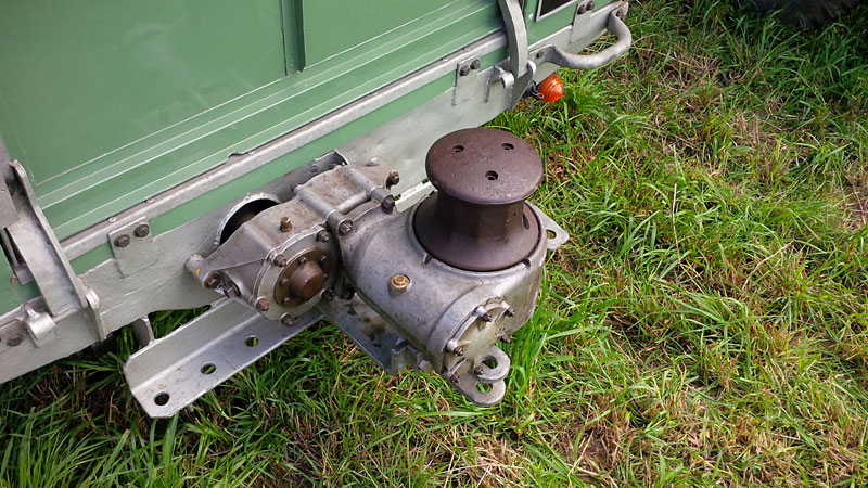 Rear power take off and capstan winch - rare as hens teeth!