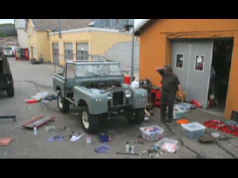 Series 2 Land Rover Chassis Swap in 16 hours